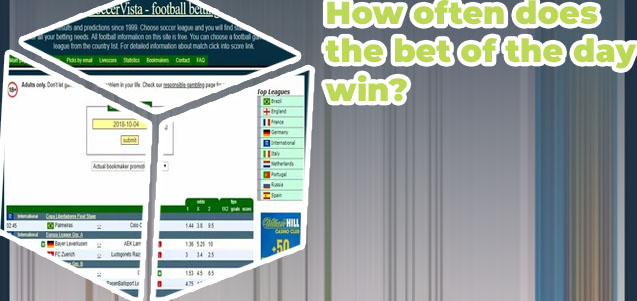 Bet of the day tips predictions