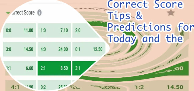 Correct score site today