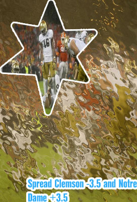 Notre dame clemson money line
