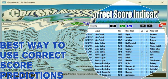 Today correct score prediction match