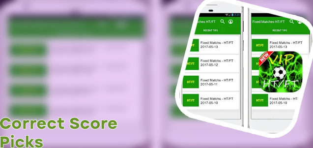 Today fixed correct score prediction